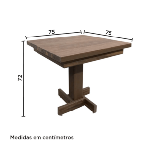 Mesa de Bar em Madeira Plástica