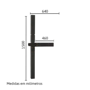 Suporte Complementar em Madeira Plástica